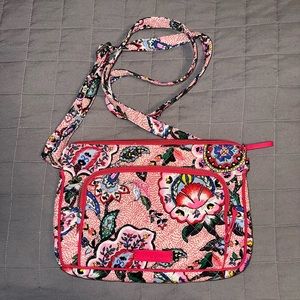 Vera Bradley RFID Little Hipster Crossbody Bag in Stitched Hearts